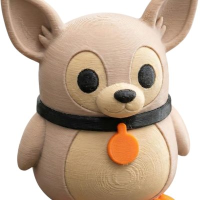 Chihuahua Penguin Figurine – Cute Dog Penguin Hybrid Collectible for Desk, Shelf or Gift Display — 3D Printed Collectible by 3DCentral