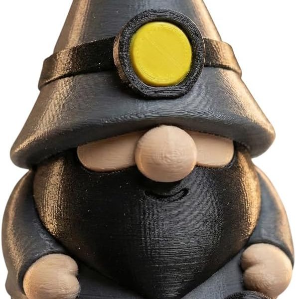 Coal Miner Gnome Figurine – Occupational Collectible
