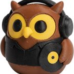 DJ Owl Collectible Figurine - Unique Desk Decor for Adults