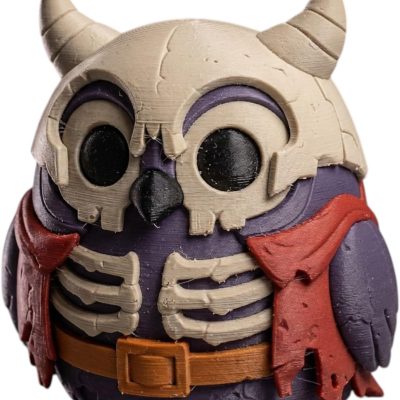 Draugr Owl Collectible Figurine - Unique Desk Decor for Adults — 3D Printed Collectible by 3DCentral