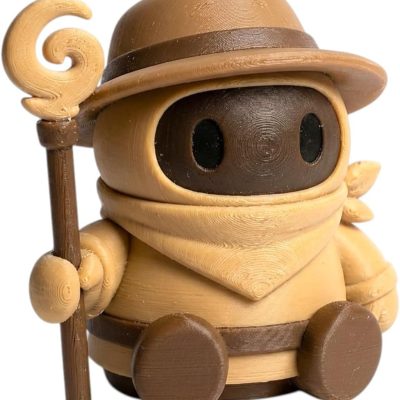 Dust Devil Robot Collectible Figurine - Unique Desk Decor and Conversation Starter - Gift for Adults — 3D Printed Collectible by 3DCentral