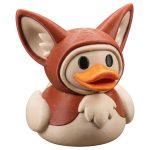 Fennec Fox Duck Figurine – Cute Desert-Themed Duck Collectible for Shelf or Desk Display – Animal Crossover Gift for Teens & Adults