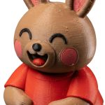 Giggling Bunny Figurine – Cute Laughing Rabbit Collectible Desk Companion for Home or Office Décor