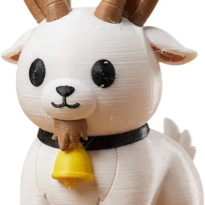 Goat Bunny Collectible Figurine - Unique Desk Decor for Adults — 3D Printed Collectible by 3DCentral