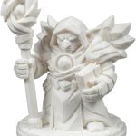 Goblin Air Wizard Figurine – 36mm Fantasy Collectible Miniature for Painting, Display & RPG Settings – Wind Mage Goblin Spellcaster – 3D Printed in Canada