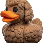 Goldendoodle Duck Figurine – Funny Hybrid Dog Duck Sculpture for Desk, Shelf or Gift Display – 3D Printed in Canada