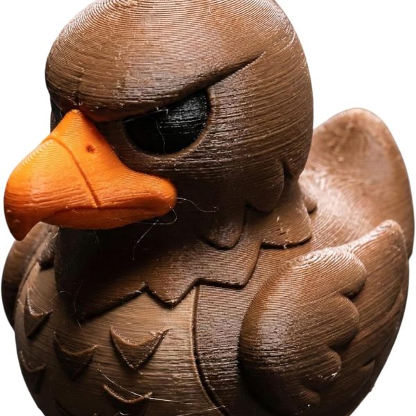 Fierce Hawk Duck Figurine