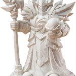 Hellborn Air Wizard Figurine – 36mm Fantasy Collectible Miniature for Painting, Display & RPG Campaigns – Infernal Elemental Mage Figure