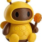 Honeycomb Robot Collectible Figurine - Unique Desk Decor for Adults