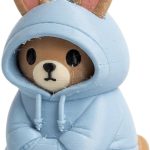 Introvert Bunny Collectible Figurine - Unique Desk Decor for Adults