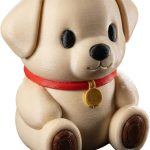 Labrador Retriever Teddy Bear Cub Figurine – Collectible Teddy Bear Style Puppy Statue for Dog Lovers & Desk Decor