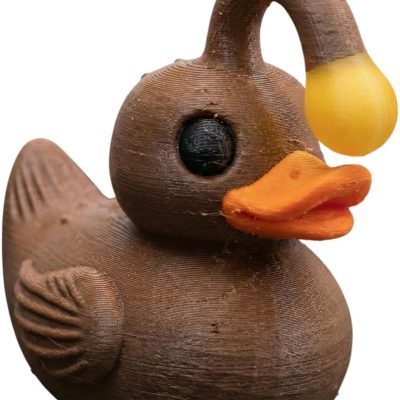 Light Fish Duck Figurine – Angler Duck Hybrid Collectible Desk Companion for Gamers, Teens & Adults – DV — 3D Printed Collectible by 3DCentral
