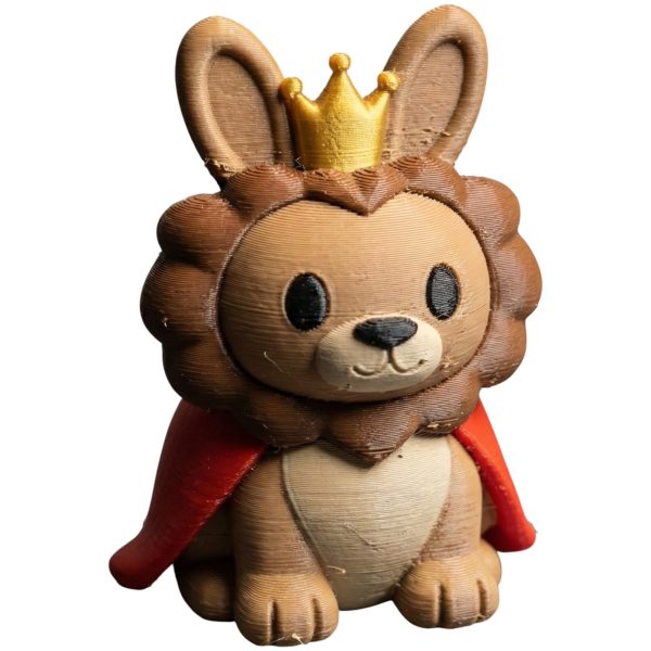 Majestic Lion Bunny Figurine