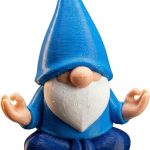 Meditating Yoga Gnome Figurine in Lotus Pose – Relaxing Yoga Garden Gnome Sculpture for Desk, Shelf, or Home Décor – 3D Printed in Canada