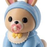 Mini Bunny Collectible Figurine - Adorable Desk Decor for Adults