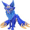 Twisty Kitsune – Nine-Tailed Fox Spirit Figurine — 3D Printed Foxes by 3DCentral