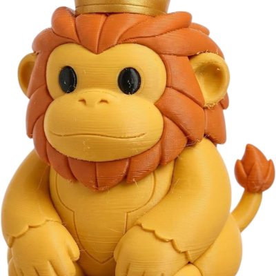 Noble Lion Ape Collectible Figurine - Unique Desk Decor for Adults — 3D Printed Collectible by 3DCentral