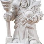 Orc Air Wizard Figurine – 36mm Fantasy Miniature for Painting, Display & RPG Use – Tribal Storm Mage Model – 3D Printed Collectible from Canada