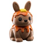 Pancake Bunny Figurine – Cute Syrup-Drenched Rabbit Collectible with Butter Detail – Kawaii Animal Shelf Decor for Desk, Display, or Gifting