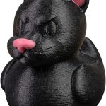 Panther Duck Figurine – Black Cat Duck Collectible Decor for Desk, Shelf, or Display – Unique Gift for Animal Lovers & Collectors – 3D Printed in Canada