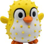 Puffer Fish Penguin Figurine – Cute Spiky Collectible Desk Pet, Unique Ocean Bird Mashup for Display or Gifting – 3D Printed in Canada