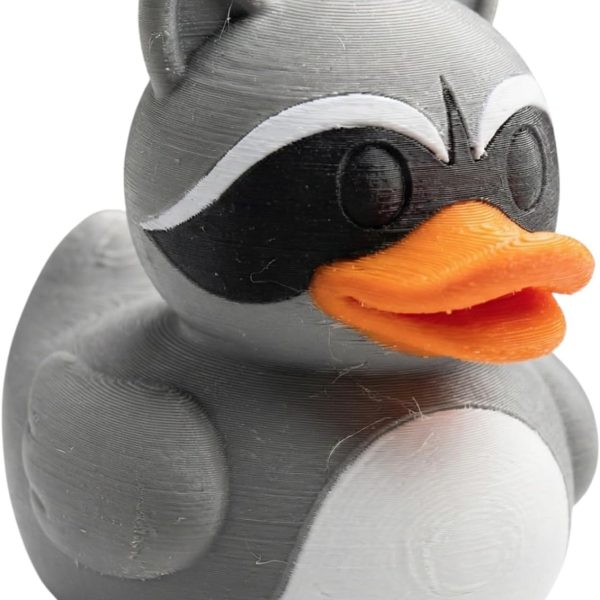 Raccoon Duck Figurine
