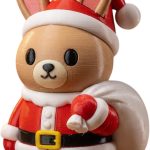 Santa Claus Bunny Collectible Figurine - Unique Desk Decor for Adults