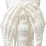 Silent Watchers Skull Statue Set — Gothic “See, Hear, Speak No Evil” Skeleton Figurines — Haunted Décor & Dark Fantasy Collection — 3D Printed Collectible by 3DCentral