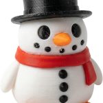 Snowman Penguin Figurine – Cute Winter Holiday Decor for Desk, Shelf or Collectible Display – Adorable Frosty Animal Ornament