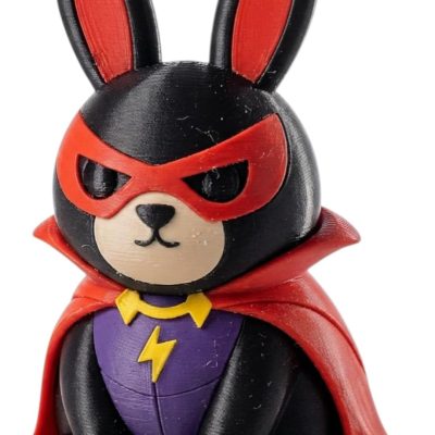 Super Villain Bunny Collectible Figurine - Unique Desk Decor for Adults — 3D Printed Collectible by 3DCentral