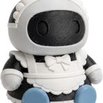 Victorian Maid Robot Collectible Figurine - Unique Desk Decor for Adults