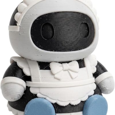 Victorian Maid Robot Collectible Figurine - Unique Desk Decor for Adults — 3D Printed Collectible by 3DCentral