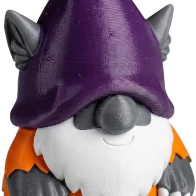 Werewolf Gnome Figurine – Halloween Wolf Gnome Statue with Pointed Hat – Cute Gothic Shelf Decor for Home, Desk or Office – Collectible Monster Gift Idea — 3D Printed Collectible by 3DCentral