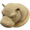Baby Hippo in Tub Statue with Rounded Base – Cute Animal Figurine – DIY Paintable Decorative Sculpture – 3D Printed in Canada — 3D Printed Collectible by 3DCentral