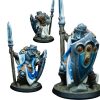 Paladin Male Miniature with Spear and Shield for Fantasy Tabletop RPGs – 32mm Scale Unpainted Resin Figure – 3D Printed in Canada — 3D Printed Collectible by 3DCentral