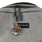 Hedgehog Huddle – Set of 3 Articulated Hedgehog Keychains with Metal Rings