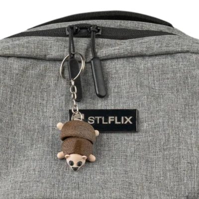 Hedgehog Huddle – Set of 3 Articulated Hedgehog Keychains with Metal Rings – Cute Animal Fidget Toys, Stress Relief Collectibles & Keyring Accessories – 3D Printed in Canada — 3D Printed Collectible by 3DCentral