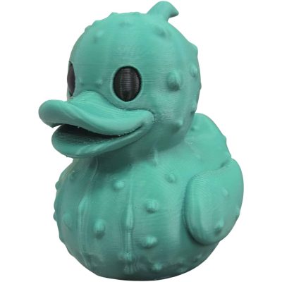 Pickle Duck Figurine – Quirky Cucumber-Inspired Rubber Duck Sculpture for Shelf Decor, Desk Display, or Collectors – 3D Printed in Canada — 3D Printed Collectible by 3DCentral