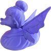 Magical Fairy Duck Figurine – Whimsical Fantasy Duck with Wings, Collectible Shelf Decor, Purple Fairy Rubber Duck Style – 3D Printed in Canada — 3D Printed Collectible by 3DCentral