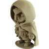 The Monk Owl Figurine – Hooded Fantasy Owl with Robe & Belt Pouches – Owls & Dragons Collection – Paintable Display Miniature – 3D Printed in Canada — 3D Printed Collectible by 3DCentral