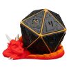 HoarD20 Dragon Dice Planter – Fantasy D20 Dice Pot for Desk or Shelf – 3D Printed in Canada — 3D Printed Collectible by 3DCentral