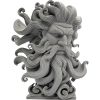 Mythical Thunder God Bust with Flowing Beard & Storm-Inspired Hair – Decorative Ancient Deity Statue – DIY Paintable Collectible Sculpture – 3D Printed in Canada — 3D Printed Collectible by 3DCentral