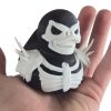 Skeleton Warrior Duck Figurine – Gothic Halloween Rubber Ducks Alternative, Ducks for Cruise Ship Hiding, 4x4 Vehicle Dashboard Decor, Spooky Collectible – 3D Printed in Canada — 3D Printed Collectible by 3DCentral