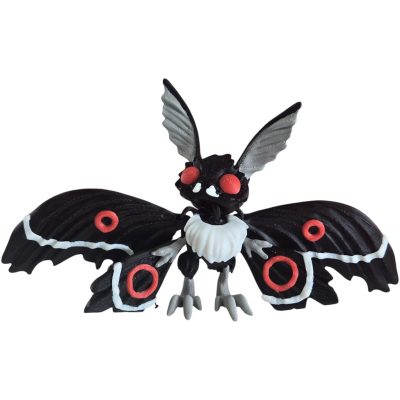 Articulated Twisty Mothman Figurine – Gothic Cryptid Desk Fidget for Teens & Adults – Stress Relief & Collectible - Action Figure Desk Toy West Virginia Urban Legend – 3D Printed in Canada — 3D Printed Collectible by 3DCentral