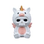 Skubbies – Unna Unicorn Pig Skeleton Mini Figurine Collectible, 2" – Pack of 5 with Keychain Ring Connector – Cute Backpack & Purse Accessory for Teens & Adults – 3D Printed in Canada — 3D Printed Collectible by 3DCentral