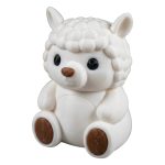 Alpaca Teddy Bear Cub Figurine