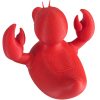 Lobster Duck Figurine - Novelty Duck Decor - Unique Collectible Hybrid Duck with Claws - Desk & Bath Duck Display - Quirky Gift for Duck Lovers - 3D Printed in Canada — 3D Printed Collectible by 3DCentral