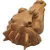 Wood Carved-Style Peeking Alligator Figurine – 3D Printed Reptile Sculpture for Desk Decor, Conversation Starters & Nature Collectors – 3D Printed in Canada — 3D Printed Collectible by 3DCentral