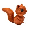 Knitted Squirrel Figurine – Cozy Faux-Yarn Woodland Animal Sculpture with Chunky Tail – 3D Printed in Canada — 3D Printed Collectible by 3DCentral