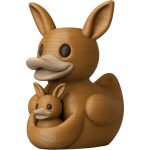Kangaroo Duck Figurine with Baby Joey – Quirky Animal Mashup Collectible for Desk or Shelf Display